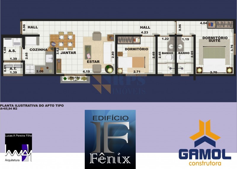 Apartamento para alugar com 2 quartos, 66m² - Foto 24